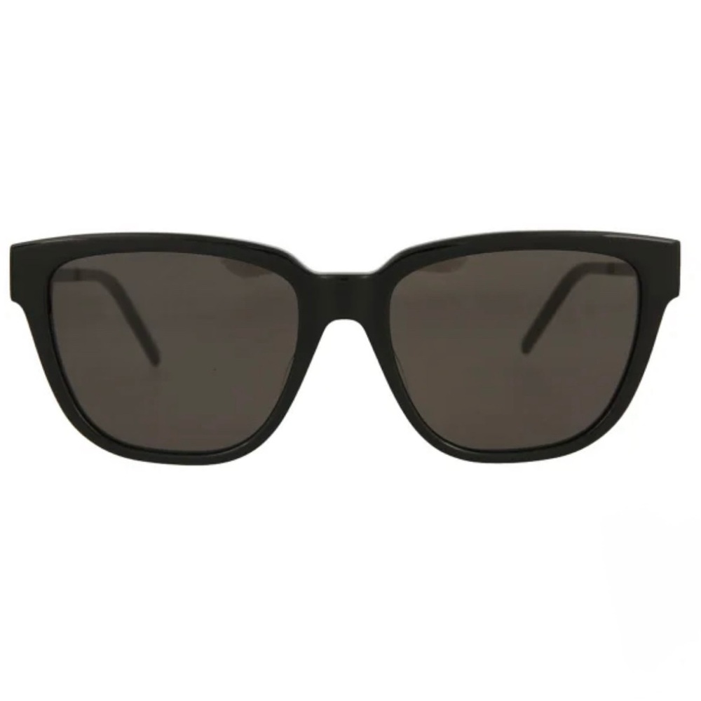 YSL Iconic Monochrome Black Thin Frame & Hardware Sunglasses - Picture 7 of 10